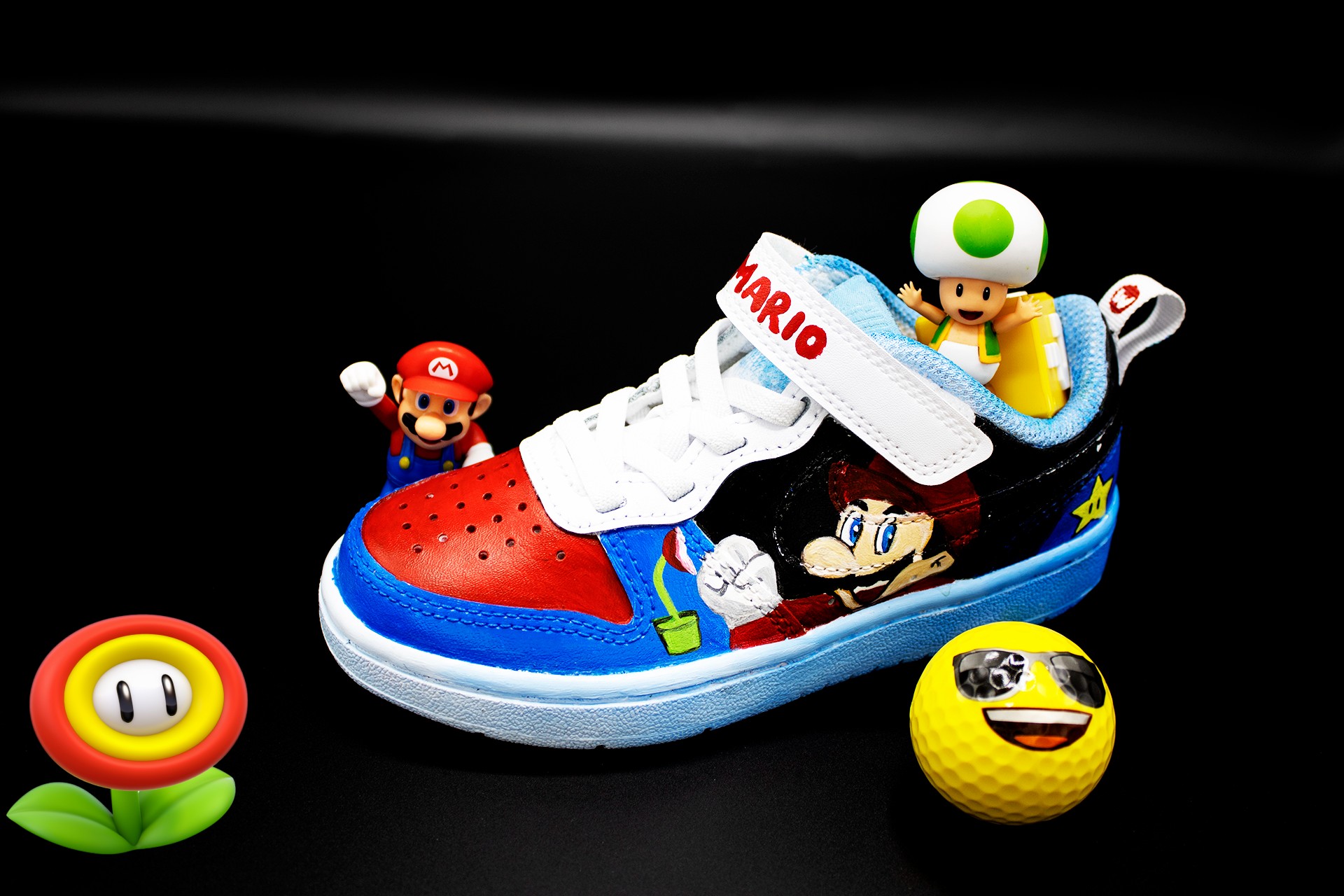 Be brave 😎Wear Mario Shoes
